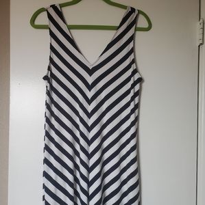 Loft midi swing dress